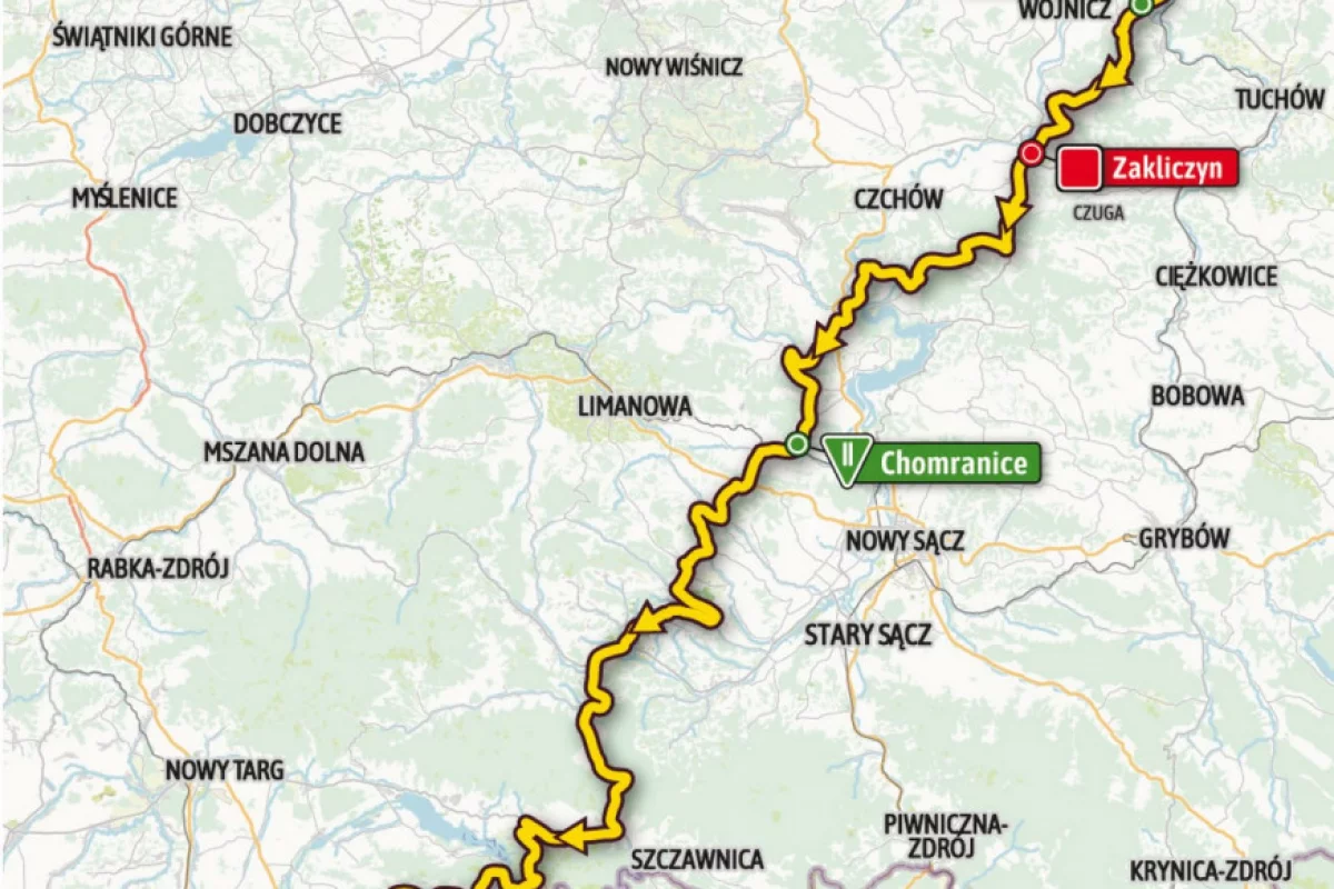 Tour de Pologne - na trasie dwie gminy na Limanowszczyźnie