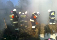 Pożar strawił gospodarstwo, właściciel w szpitalu - zdjęcie główne