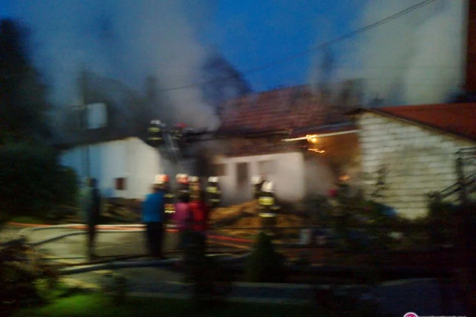 Pożar strawił gospodarstwo, właściciel w szpitalu - zdjęcie 4