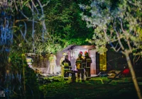 Zapalił się budynek gospodarczy - zdjęcie główne