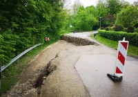 Osuwisko postępuje w zatrważającym tempie - zdjęcie główne