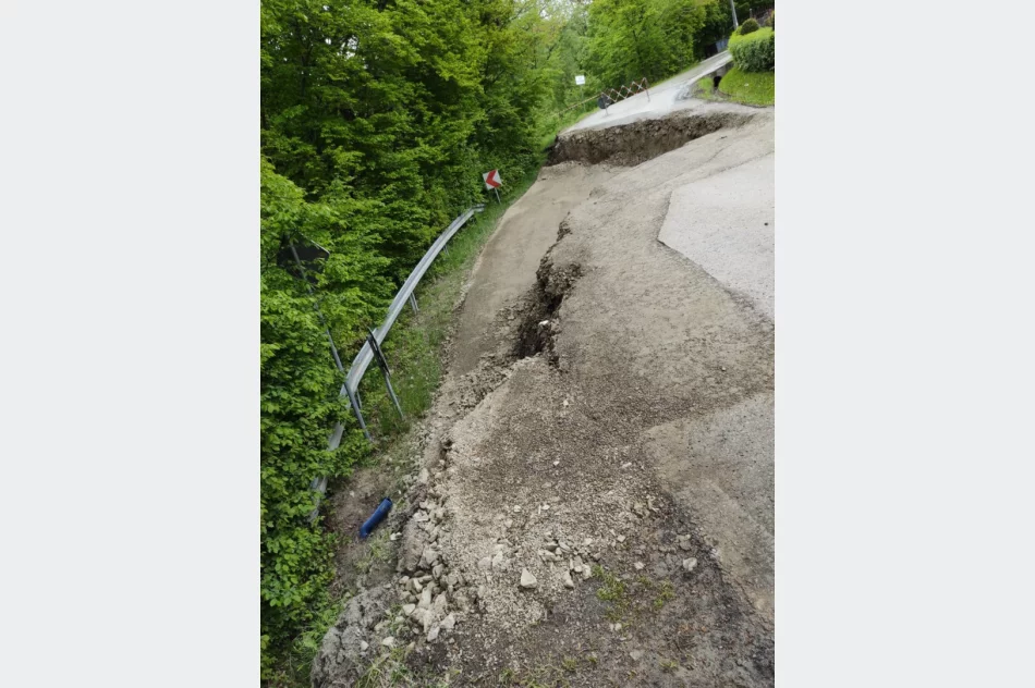 Osuwisko postępuje w zatrważającym tempie - zdjęcie 2