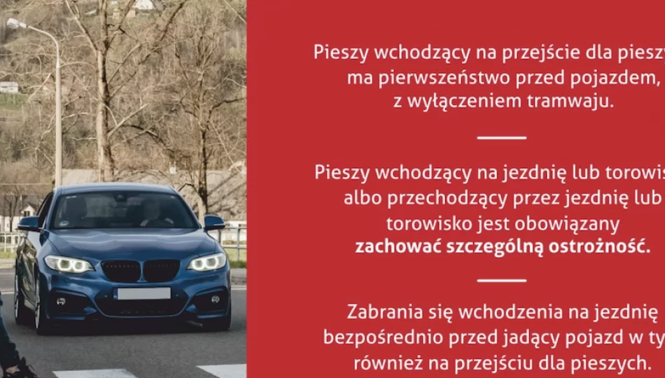 Nowe przepisy w zakresie bezpieczeństwa pieszych zaczną wkrótce obowiązywać - zdjęcie 1