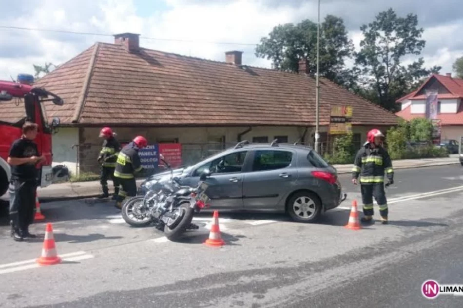 Zderzenie motocykla z samochodem - zdjęcie 2