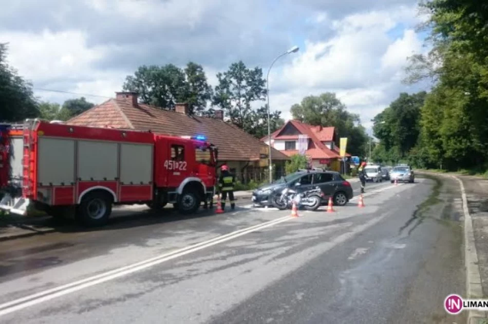 Zderzenie motocykla z samochodem - zdjęcie 3