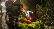 Wypadek i kolizja, ranny kierowca w szpitalu - zdjęcie 2