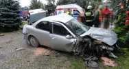 Samochód wypadł z drogi - zdjęcie 2