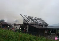 Pożar stodoły - 100 tys. zł strat - zdjęcie główne