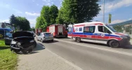 Zderzenie motocykla i samochodu osobowego - zdjęcie 2