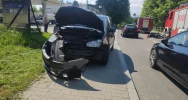 Zderzenie motocykla i samochodu osobowego - zdjęcie 3