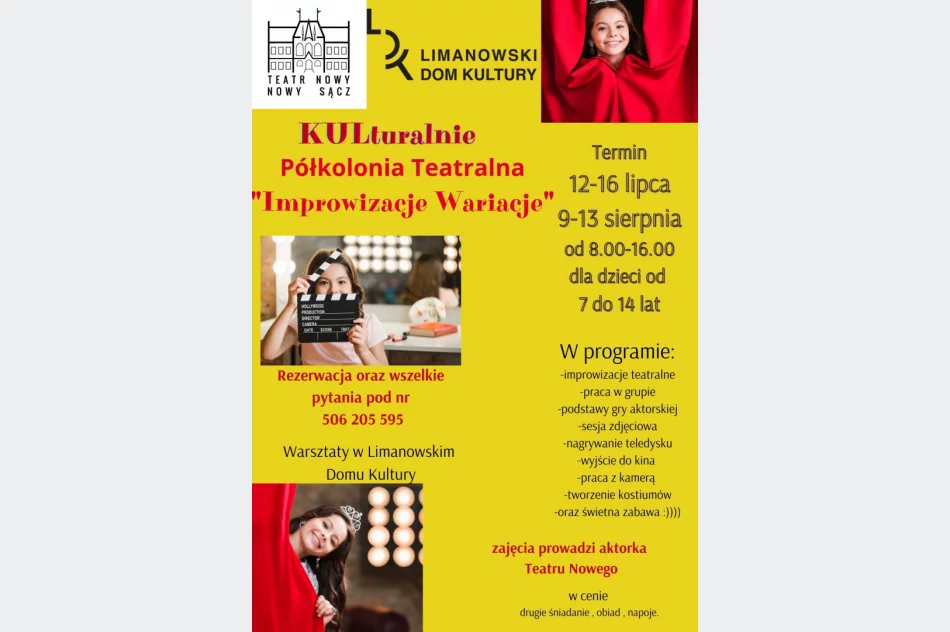 Teatralna półkolonia z Teatrem Nowym – ruszamy z zapisami. - zdjęcie 2