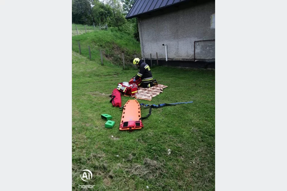 Pracowita sobota strażaków - ćwiczenia i interwencje - zdjęcie 2