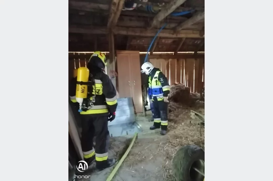 Pracowita sobota strażaków - ćwiczenia i interwencje - zdjęcie 3