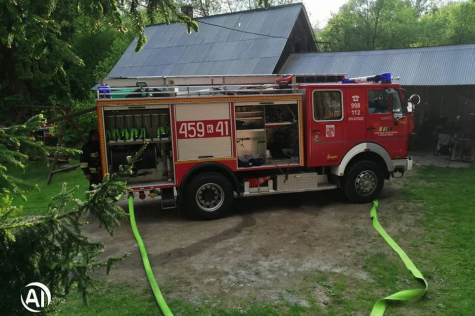 Pracowita sobota strażaków - ćwiczenia i interwencje - zdjęcie 4