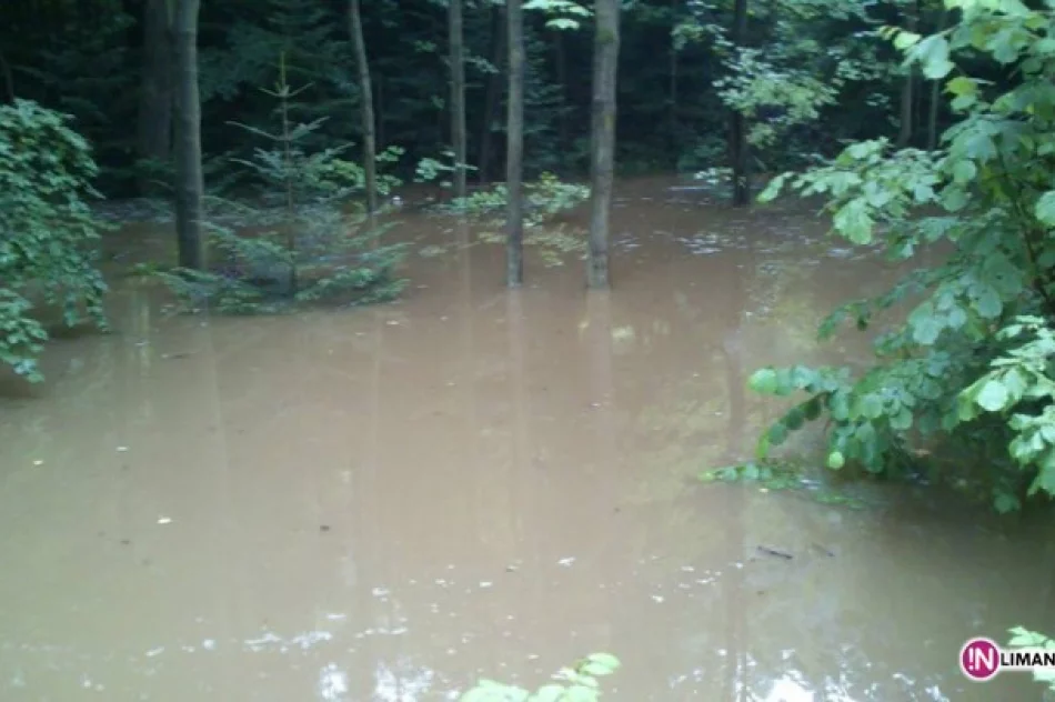 Osunął się nasyp, powstało jeziorko - zdjęcie 2