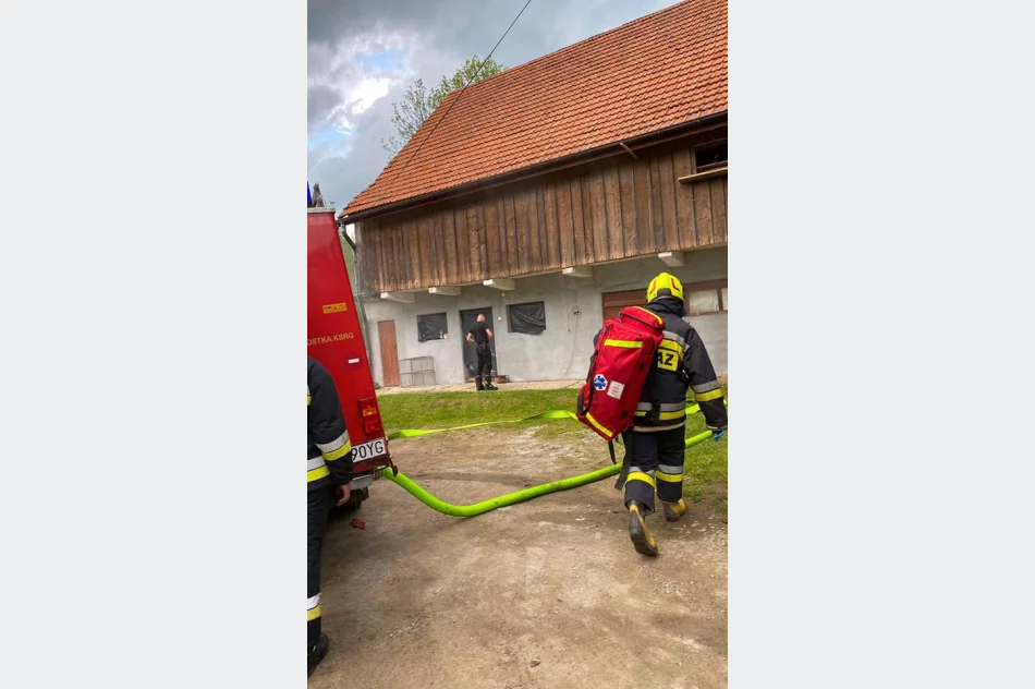 Pracowita sobota strażaków - ćwiczenia i interwencje - zdjęcie 8