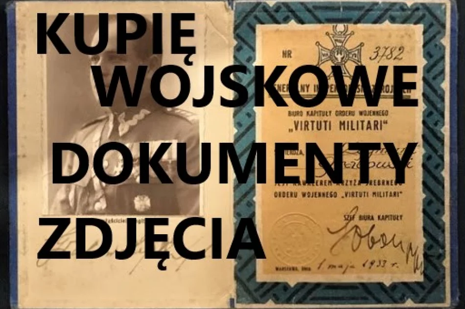 KUPIĘ WOJSKOWE STARE DOKUMENTY,ZDJECIA,LEGITYMACJE TELEFON 694972047 - zdjęcie 1
