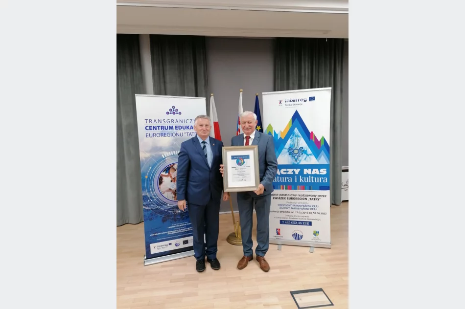 Miasto Limanowa wyróżnione w konkursie „MikroLider pogranicza” - zdjęcie 2