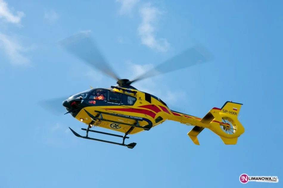 Zawaliła się altana, śmigłowiec na pomoc - zdjęcie 3