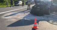 Zderzenie trzech pojazdów na DK 28 - zdjęcie 4