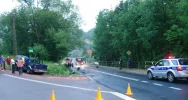 Uderzył w inne auto i dachował - zdjęcie 4