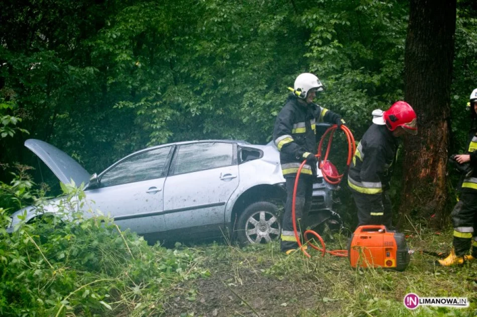 Samochód uderzył w drzewo - zdjęcie 4