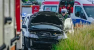 Zderzenie motocykla i samochodu, wezwano LPR - zdjęcie 2