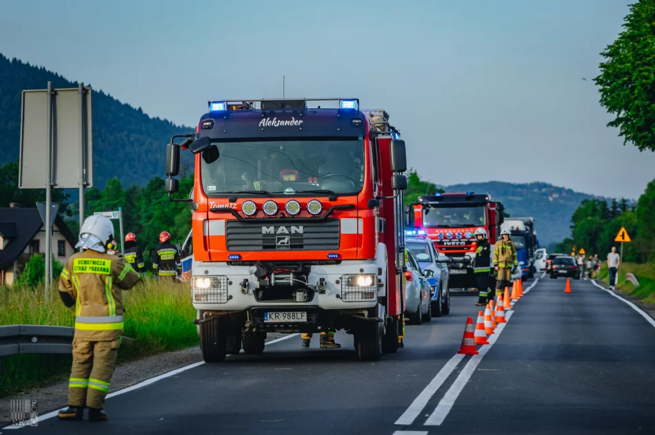 Zderzenie motocykla i samochodu, wezwano LPR - zdjęcie 6