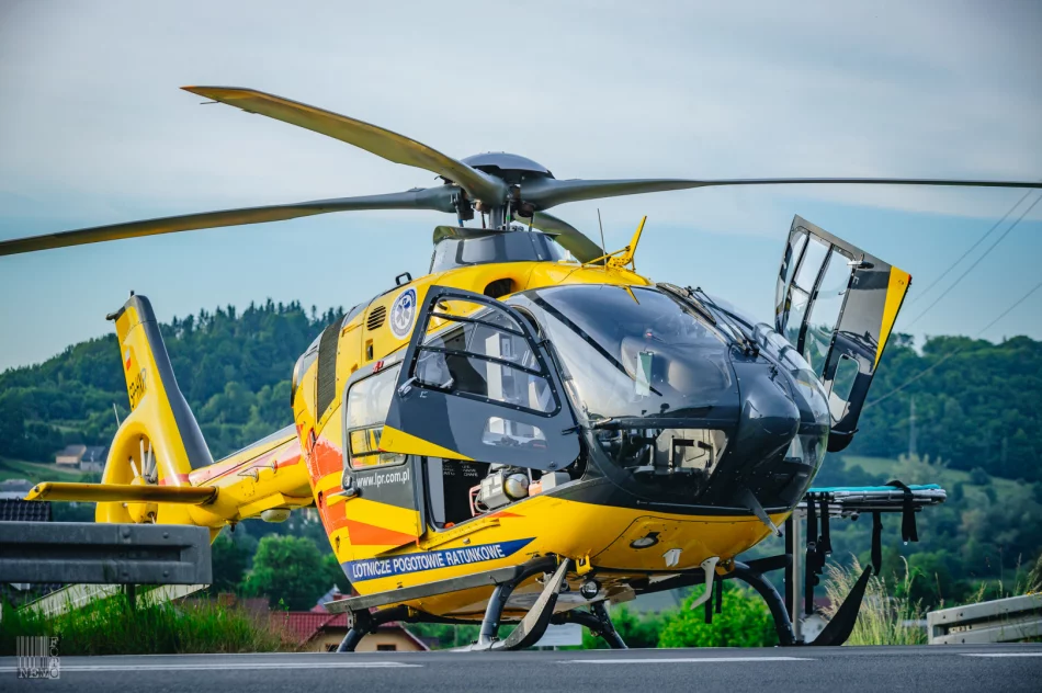 Zderzenie motocykla i samochodu, wezwano LPR - zdjęcie 7