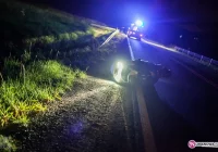 Motocyklista zderzył się z sarną - zdjęcie główne