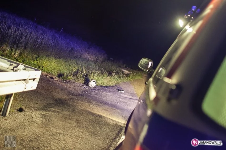 Motocyklista zderzył się z sarną - zdjęcie 2