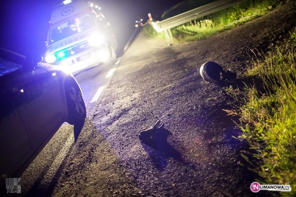Motocyklista zderzył się z sarną - zdjęcie 3