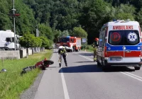 Kolejny wypadek z udziałem motocyklisty  - zdjęcie główne