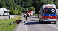 Kolejny wypadek z udziałem motocyklisty  - zdjęcie 3