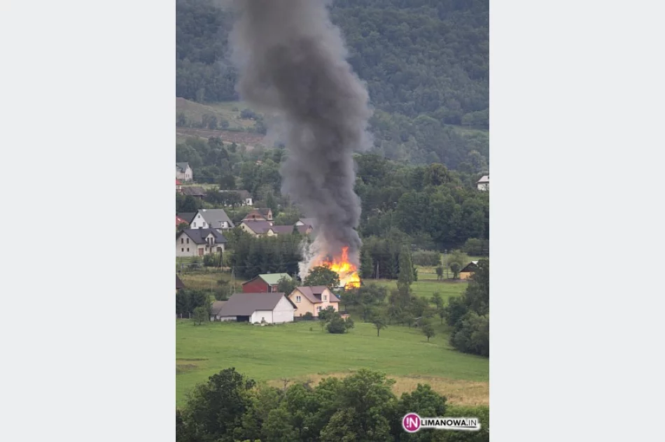 31 strażaków gasiło pożar stodoły - zdjęcie 4