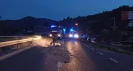 Groźnie wyglądające zderzenie dwóch pojazdów na drodze wojewódzkiej - zdjęcie 3