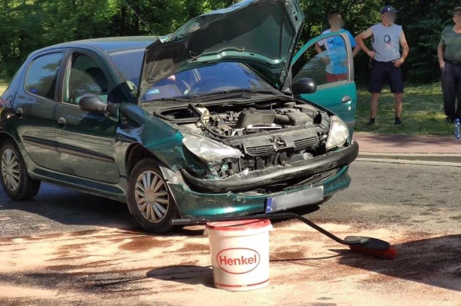 Zderzenie dwóch pojazdów na skrzyżowaniu, jedna osoba trafiła do szpitala - zdjęcie 7