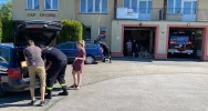 Wielka mobilizacja mieszkańców gminy. Strażacy zawieźli dary dla pogorzelców - zdjęcie 2