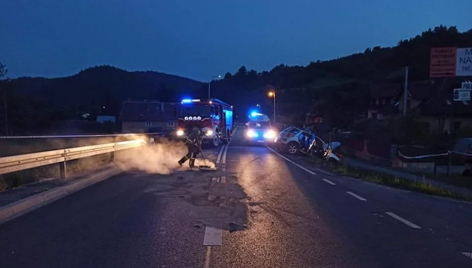 W weekend na Limanowszczyźnie siedem zdarzeń drogowych - zdjęcie 1