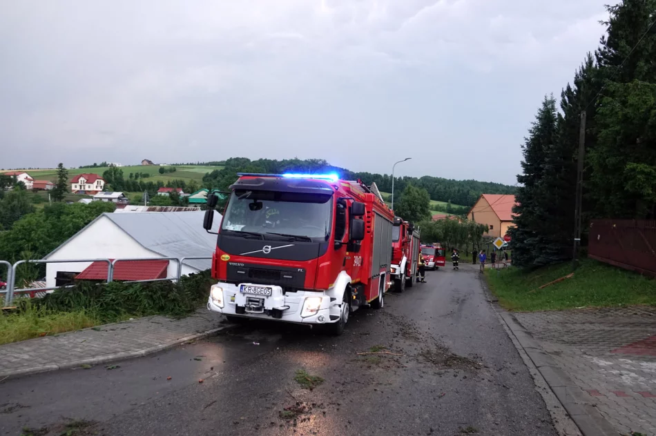 Trąba powietrzna (flimy). Uszkodzonych 39 budynków mieszkalnych - zdjęcie 12