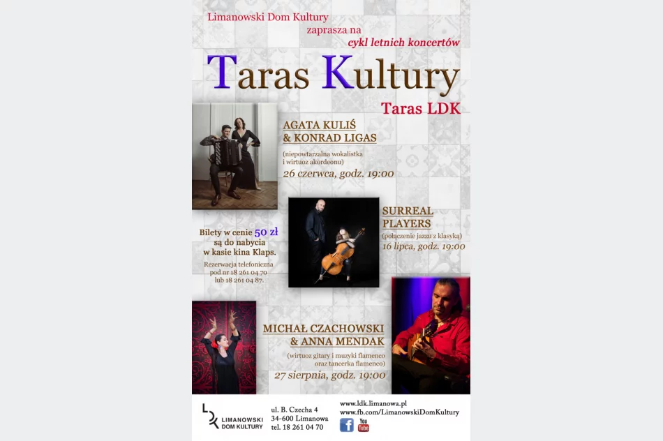 Już jutro koncert Agaty Kuliś i Konrada Ligasa - startuje TARAS KULTURY! - zdjęcie 2