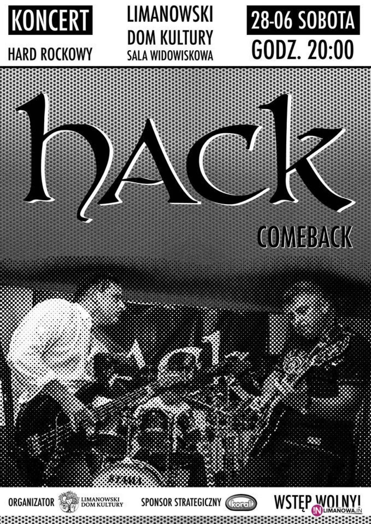 'Hack' - limanowski rock, reaktywacja po latach