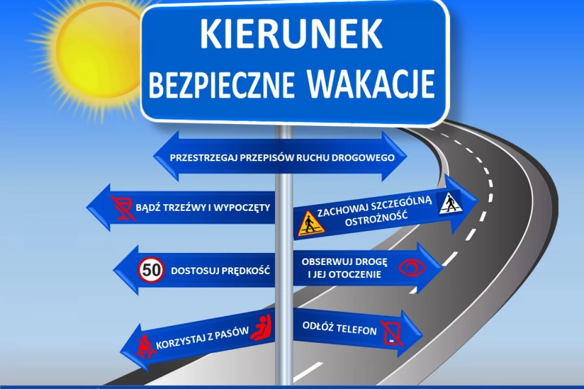 Policja o bezpiecznych wakacjach