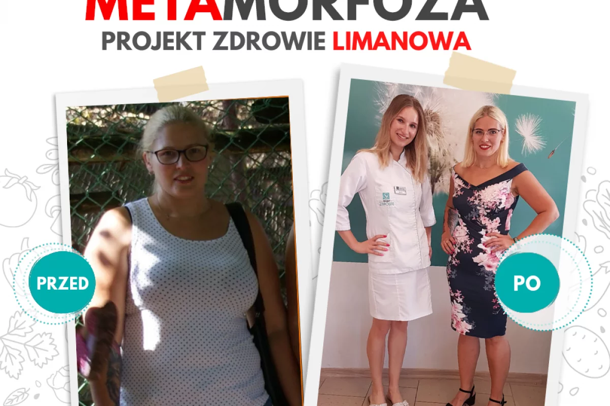 Pani Dominika schudła 23 kg w 5 miesięcy w Projekt Zdrowie!