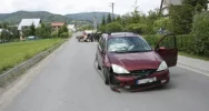 Zderzenie ciągnika z samochodem - zdjęcie 2