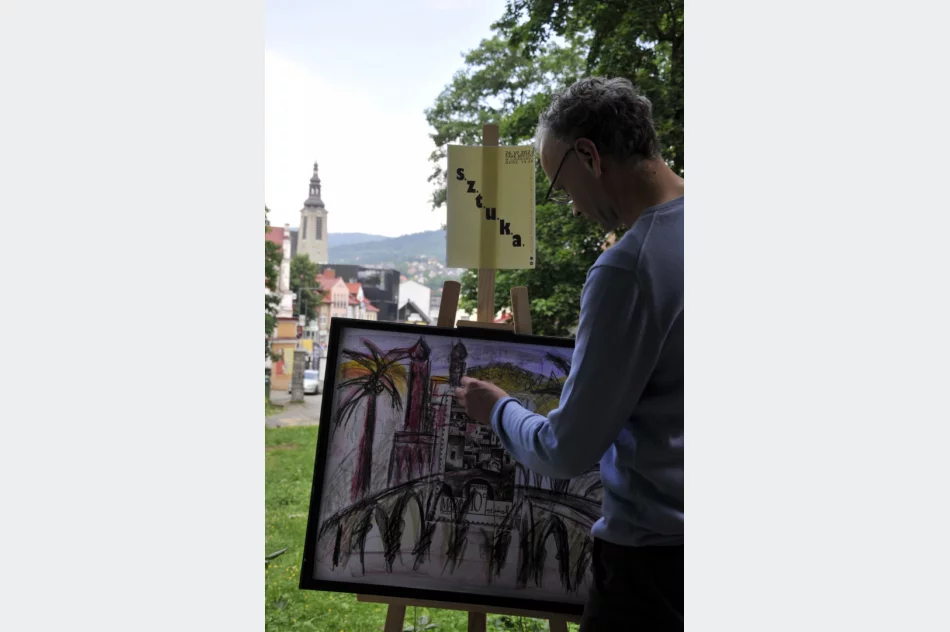 Akcja performance s.z.t.u.k.a. w Parku Miejskim  - zdjęcie 12