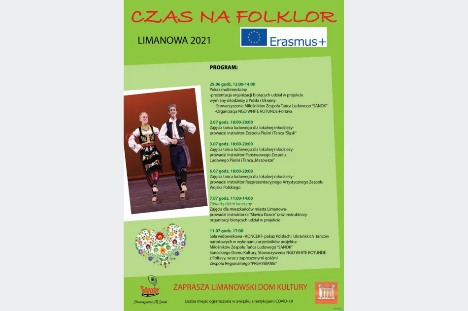 Czas na folklor! Młodzież przyjechała na Limanowszczyznę na zajęcia taneczne - zdjęcie 2