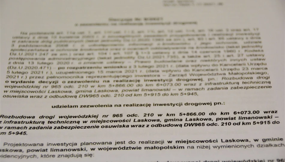 Będzie przebudowa drogi wojewódzkiej - wydano ZRID. Powstanie także ścieżka pieszo-rowerowa - zdjęcie 1