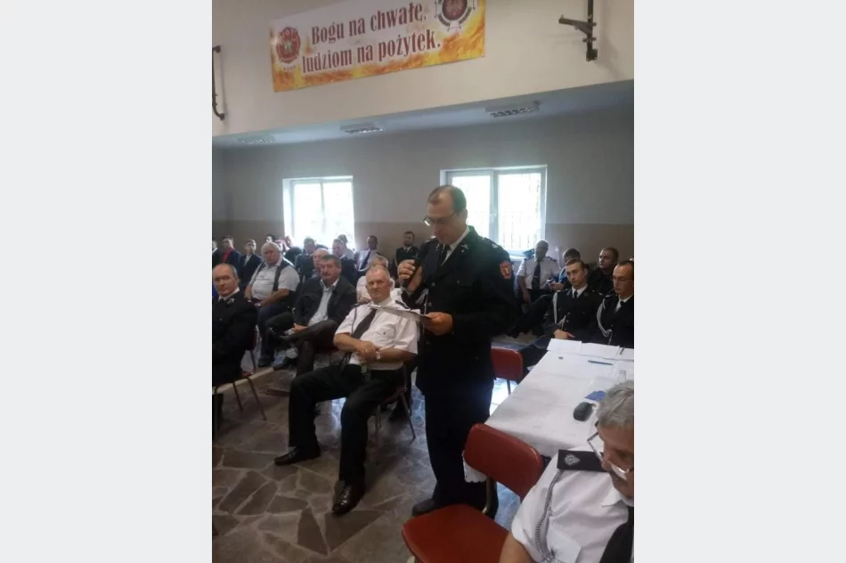 Walne Zebranie OSP Łososina Górna – wybrano Zarząd jednostki oraz wręczono odznaczenia dla zasłużonych druhów - zdjęcie 15