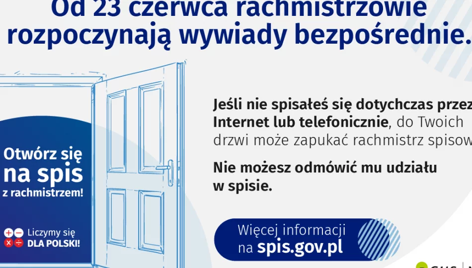 Rachmistrzowie spisowi rozpoczynają realizację wywiadów bezpośrednich w terenie - zdjęcie 1